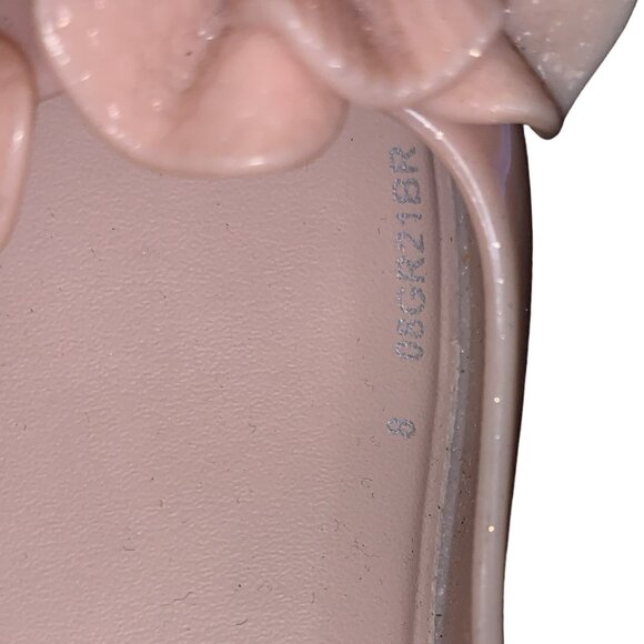 Mini Melissa Pink Baby Girl Toddler Dress Ultragirl Flower Girl Shoes US Size 5 - Picture 6 of 7